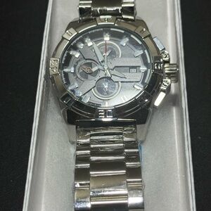 Liluoke Silver Men's Watch‎